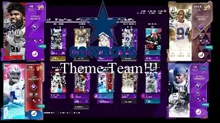 Madden 21| Best Dallas Cowboy Theme Team 98 Overall|Overview of The Team| 5 99 Speed Wide Receivers|