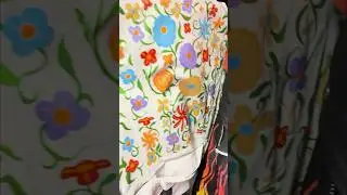 How to Paint Custom Leather  Jackets 2#leatherjackets #art #bikerjacket #wearableart