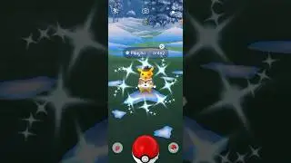 Shiny costume Pikachu in Pokemon go...😍😍😍