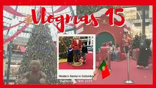 VLOGMAS 15 - The CRAZINESS of Christmas Shopping in one of Lisbon's biggest shopping malls