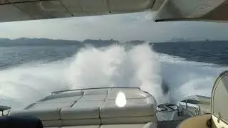 Pershing 72  test full speed