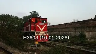 D12E-655 Kéo Tàu Hàng H3603 Thông Qua Ga Phủ Đức [10-01-2026]