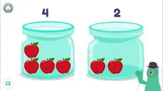 More and less maths - More and less concept for kids - Kids numbers counting - kidsland - Education