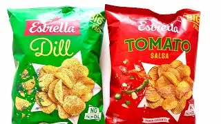 ASMR Filling Platter with Estrella Chips | No Talking #bigplatter #asmrchipssounds #chipsopenig