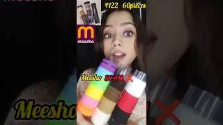 Meesho hair rubber band combo #beautiesbuzz#youtubeshorts#shortsfeed#meesho#shorts
