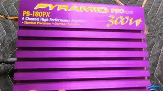 Does it work? Pyramid PB-180px.. budget 1980's amplifier.