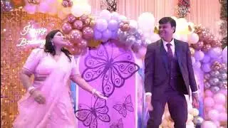 Parents dance on Leisha's first birthday #firstbirthday #parentslove #dance #family #celebration 