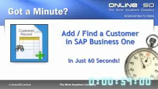 Got a Minute? Find and Add Mode in SAP B1