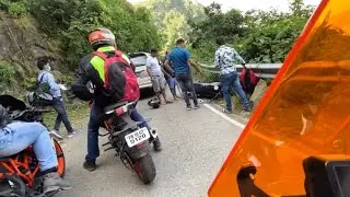 Bike Khai me girte girte bachi at Naina Devi Ride😳😳🙀🙀