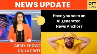 AI Generated Anchor on TOI from JustBaat