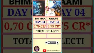 Bhimaa vs. Gaami 4th Day Box Office Collection | #bhimaa #gaami #gopichand #vishwaksen #shorts