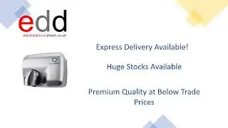 Blue Storm: Brushed Stainless Hand Dryer by Blue Dry - HD-BD1004BS
