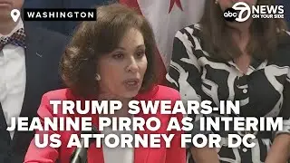 WATCH LIVE: President Donald Trump swears in Interim US Attorney for DC Judge Jeanine Pirro