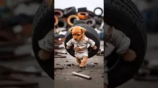 puppy hard work amazing video #hardwork #amazing #mrbeast #shorts #viralvideo