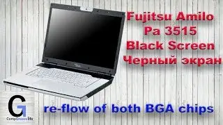Fujitsu Amilo Pa 3515 Black Screen. Черный экран. Не включается. P15MB