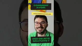 Comment avoir des objets gratuits ? #gratuit #gratuits