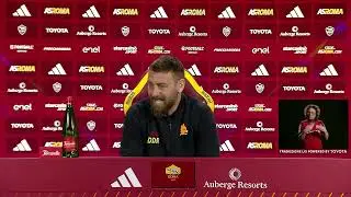Conferenza stampa, De Rossi: 