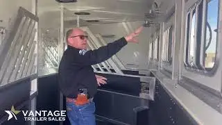 Tour this HUGE Custom Made Lakota Infinity Living Quarter 5 Horse Trailer!!!