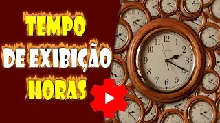 Tempo de Exibi&ccedil;&atilde;o no APLICATIVO YouTube Studio AGORA Est&aacute; em HORAS