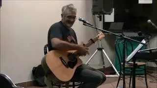 Germano Bonaveri - L'indomani - dal vivo, davanti al gruppo di 