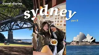 sydney pt.2 🍒: sydney opera house, chinatown market 🥮, fish market 🐟🍣