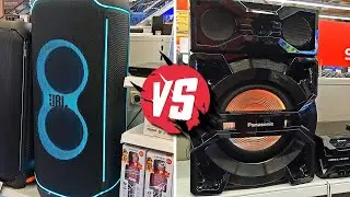 JBL PARTYBOX ULTIMATE VS PANASONIC MAX 3500 MEDIA SHOP INDOOR SOUND TEST 💥 BASS BOOST 1 HALF VOLUME😨