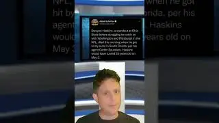 Adam Schefter reports on the passing of Dwayne Haskins in the worst way possible