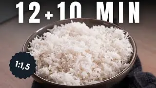 Der PERFEKTE Basmati Reis: Die 12+10 Methode (gelingt immer!)