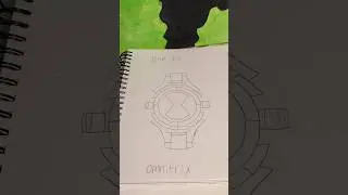 Drawing of Ben 10 Omnitrix