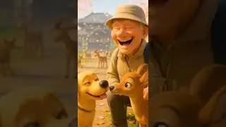 &ldquo;Pixar-Style Short Film 🎬 | Old Man & Puppy Adventure #Shorts&rdquo; #disney #puppy #lifeisbutadream