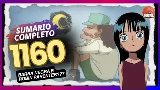 ONE PIECE 1160 - SUMARIO COMPLETO - BARBA NEGRA E ROBIN PARENTES???