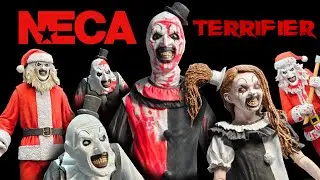 Preview: NECA Terrifier Art the Clown Ultimate and Toony Terrors Action Figure Lines