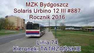 MZK Bydgoszcz - Linia 74, Solaris Urbino 12 III #887