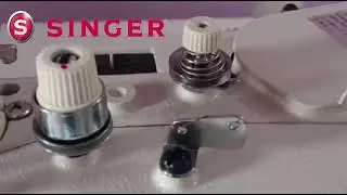 How to threading button hole machine Singer S 781 Y sewing machine#singer #machine #juki #changil