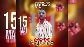 Joyeux anniversaire Disciple George Ngoma (secr&eacute;taire de la cha&icirc;ne YouTube fsmtv)