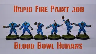 Rapid fire painting Blood bowl Humans
