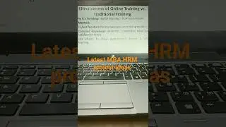 Latest MBA HRM project topics and complete ideas| MBA project topics|Project ideas MBA 2025 VTU syll