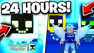 I Spent 24 HOURS Hatching *Huge Happy Computers* Using This Method In Pet Simulator 99!