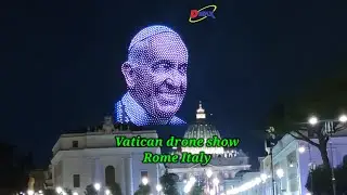 Want Breathtaking Aerial Views of Rome? Watch This Vatican Drone Show