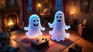 Three Giggly Ghosts Play Hide and Seek | Fun Ghost Song Kids | Nursery Rhymes & Educational Videos
