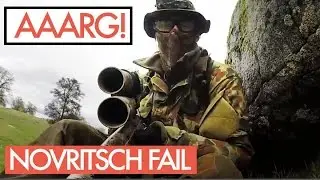 FAIL - Airsoft Sniper falls on his face
