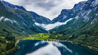 Under the Spell of Norway’s 🇳🇴 Misty Fjords and Mountains – 6K Drone Footage | DJI Mavic 4 Pro