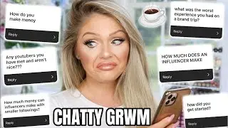 GET READY WITH ME | SPILLING ALL THE TEA ON BEING AN INFLUENCER