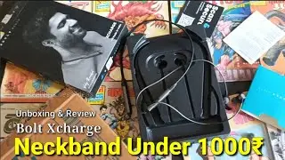 Neckband under 1000₹ | Bolt Xcharge Neckband Unboxing and Review 2023 | Best Neckband with mic