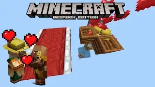 EASY UNENDLICH VILLAGER BREEDER | Minecraft Bedrock Tutorial PS4/Xbox/PE/Win10