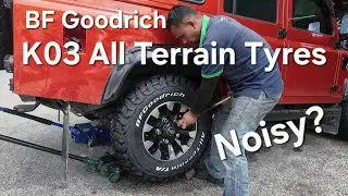 BF Goodrich K03 All Terrain Types na Land Roverze Defenderze