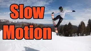 Slow Motion Snowboarding!!