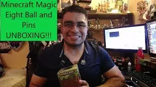 Minecraft Magic eight ball and pins unboxing
