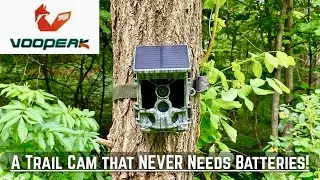 Voopeak TC08 Solar Integrated Trail Camera!