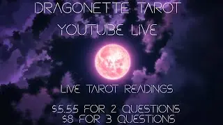 LIVE DONATION-BASED TAROT READINGS | $2 & UP